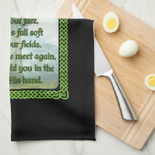 Linge De Cuisine Prière irlandaise (Quart Plié)