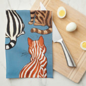 Linge De Cuisine Primadonna de la nuit, Louis Wain (Quart Plié)