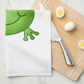 Linge De Cuisine Prince de grenouille. Grenouille heureuse (Quart Plié)