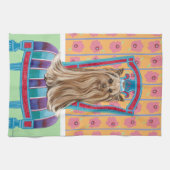 Linge De Cuisine Princesse de la Couronne Yorkie (Horizontal)