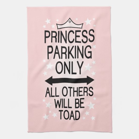 Linge De Cuisine Princesse Parking Only (Vertical)