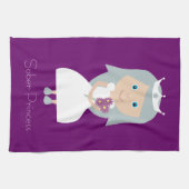 Linge De Cuisine Princesse sobre mignonne Purple (Horizontal)