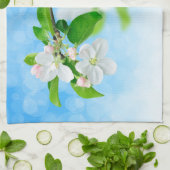 Linge De Cuisine Printemps (fleurs de pomme) (Plié)