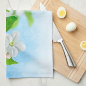 Linge De Cuisine Printemps (fleurs de pomme) (Quart Plié)