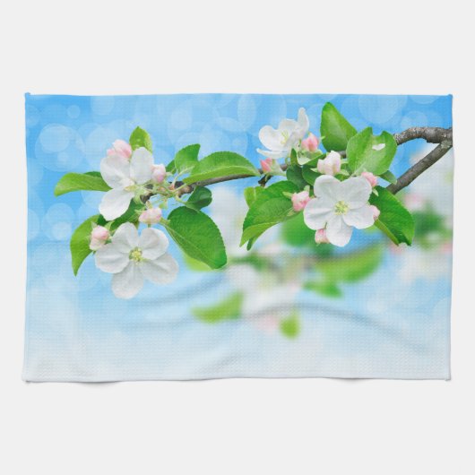 Linge De Cuisine Printemps (fleurs de pomme) (Horizontal)