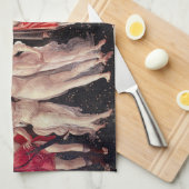 Linge De Cuisine Printemps Primavera Sandro Botticelli Renaissance (Quart Plié)