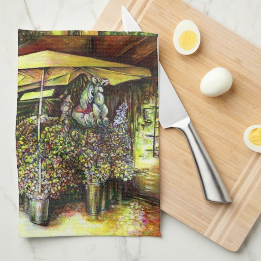 Linge De Cuisine Pris la possession d'options (Quart Plié)