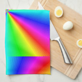 Linge De Cuisine Prisme au néon d'arc-en-ciel (Quart Plié)