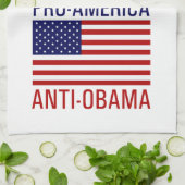 LINGE DE CUISINE PRO-AMERICAN ANTI-OBAMA (Plié)