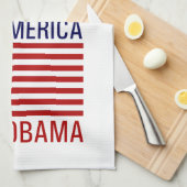 LINGE DE CUISINE PRO-AMERICAN ANTI-OBAMA (Quart Plié)
