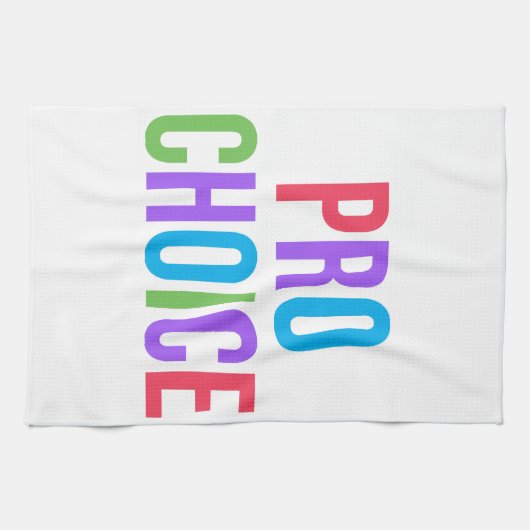 Linge De Cuisine Pro-Choice Roe contre Wade Feminist Women's Rights (Horizontal)