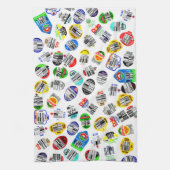 Linge De Cuisine Produire des autocollants à code barre (Vertical)