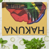 Linge De Cuisine Produit de Personnaliser du continent africain (Plié)