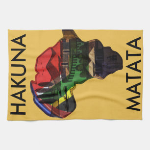 Linge De Cuisine Produit de Personnaliser du continent africain