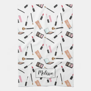 Linge De Cuisine Produits de Maquillage Motif Illustré Nom Personna