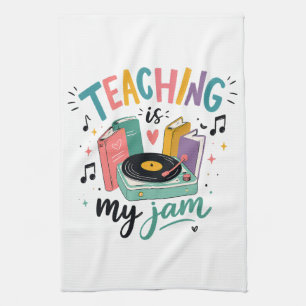 Linge De Cuisine Prof Enseignement Rétro Est Mon Jam Disque Vinyle