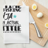 Linge De Cuisine Professeur De Drame Seulement Parce Que Multi-Tâch (Quart Plié)