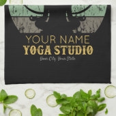 Linge De Cuisine Professeur de Fitness Yoga Studio Personnalisé Gur (Plié)