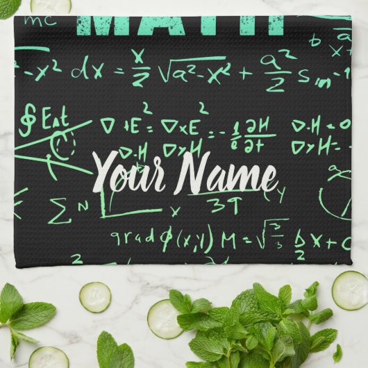 Linge De Cuisine Professeur De Mathématiques Ou Professeur De Mathé (Plié)