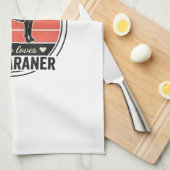 Linge De Cuisine Professeur de physique aime conception de chien We (Quart Plié)