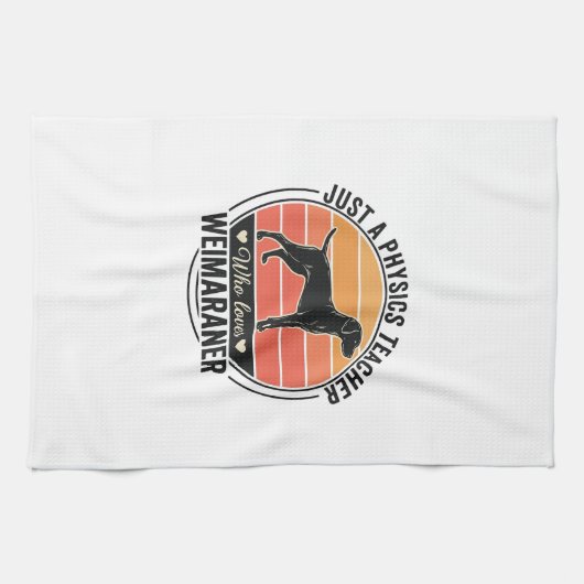 Linge De Cuisine Professeur de physique aime conception de chien We (Horizontal)