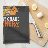 Linge De Cuisine Professeur d'Halloween fantôme drôle de 4e année (Quart Plié)