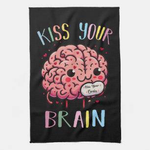 Linge De Cuisine Professeur embrasse ton cerveau