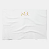 Linge De Cuisine Professional Classical Monogram Minimalist Plain (Horizontal)
