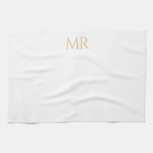 Linge De Cuisine Professional Classical Monogram Minimalist Plain (Horizontal)
