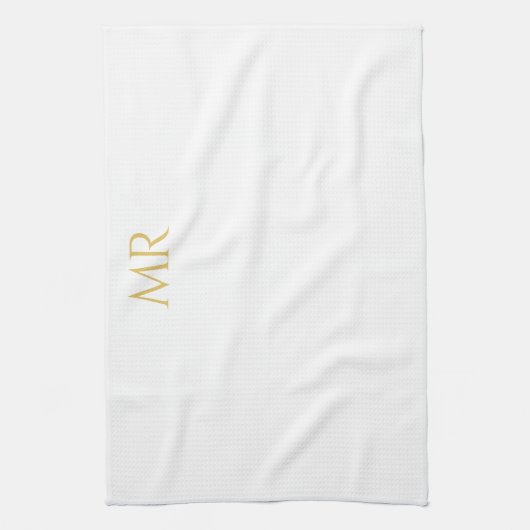 Linge De Cuisine Professional Classical Monogram Minimalist Plain (Vertical)