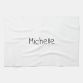 Linge De Cuisine Professional Modern Minimalist Plain Own Name (Horizontal)