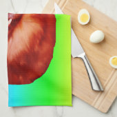 Linge De Cuisine Profil avant Red Golden Retriever (Quart Plié)