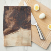 Linge De Cuisine Profil du cheval sauvage Brown (Quart Plié)