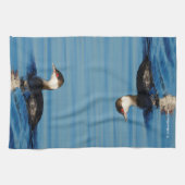 Linge De Cuisine Profil d'une Grebe à cornes (Horizontal)