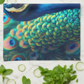 Linge De Cuisine Profil Peacock (Plié)