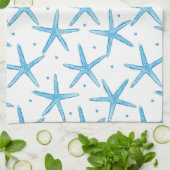 Linge De Cuisine Profil sous convention astérisque bleu de mer (Plié)