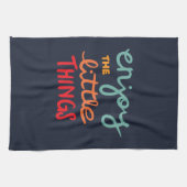 Linge De Cuisine Profitez des petites choses (Horizontal)