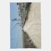 Linge De Cuisine Promenade de ville d'océan (Vertical)