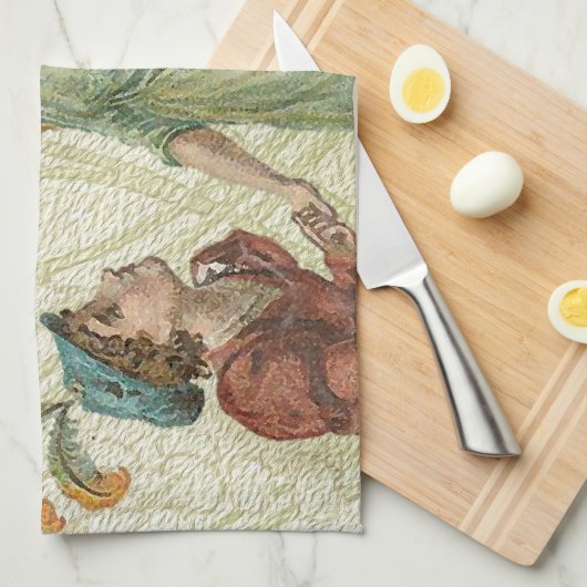 Linge De Cuisine Promesse - poursuite d'un ange (Quart Plié)