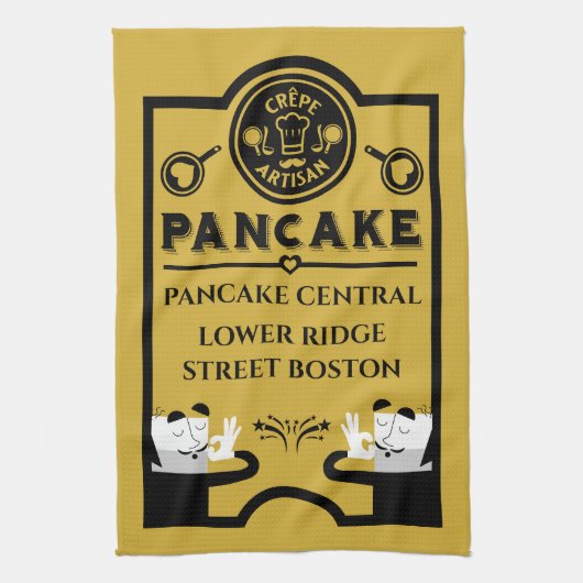Linge De Cuisine Promotion du vendeur de pancake (Vertical)