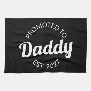 Linge De Cuisine Promu Papa 2027 Nouveau Papa Baby Shower Je