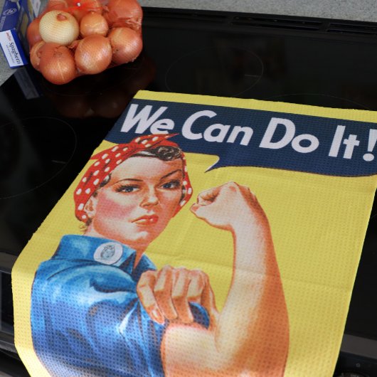 Linge De Cuisine Propagande Vintage Rosie Riveter