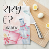 Linge De Cuisine Proposition de marriage | You Marry Me ? Custom (Quart Plié)