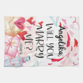 Linge De Cuisine Proposition de marriage | You Marry Me ? Custom (Horizontal)