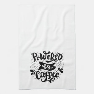 Linge De Cuisine Propulsé par Coffee Motivational Citations Louveur