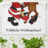 Linge De Cuisine Prost it bags - Joyeux Noël! Texte allemand (Plié)