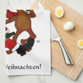 Linge De Cuisine Prost it bags - Joyeux Noël! Texte allemand (Quart Plié)