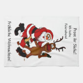 Linge De Cuisine Prost it bags - Joyeux Noël! Texte allemand (Horizontal)