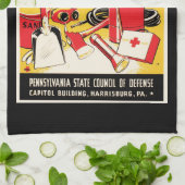 Linge De Cuisine Protection aérienne (Plié)