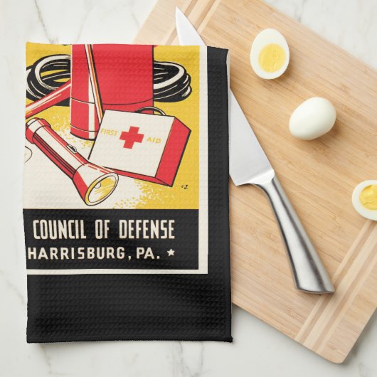 Linge De Cuisine Protection aérienne (Quart Plié)